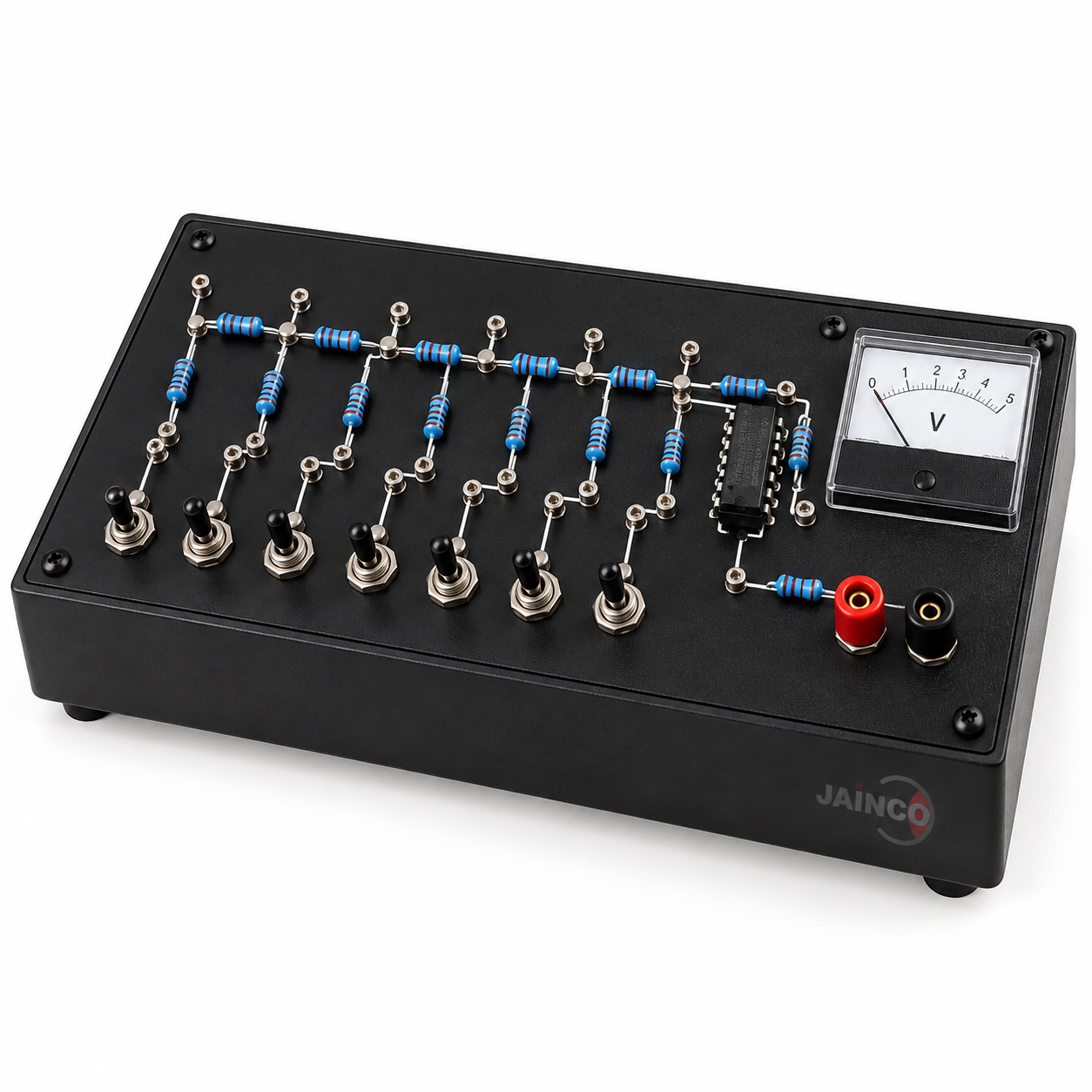 Digital to Analog D and A Convertor using R-2R Network